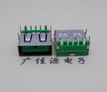 遂宁5A大电流 快充接口 USB5p绿胶芯 常规母座