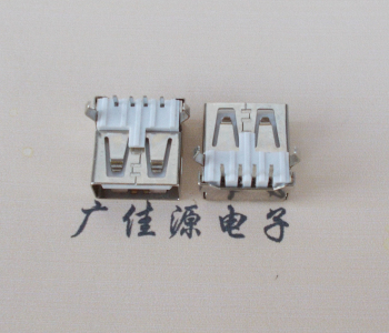 遂宁USB AF母座 LCP 耐高温250度280度 环保白胶芯