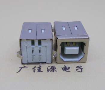 遂宁USB BF180度母座 打印机接口 立式直插带赛