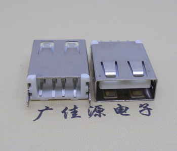 遂宁USB AF立式 直插 加长款17.5MM 大电流3A插座