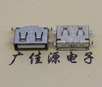 遂宁USB母座 前贴后插 沉版1.1/1.9总长8.5mm大电流