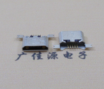 遂宁MK USB B Type 沉板0.9母座后两脚SMT口不卷边