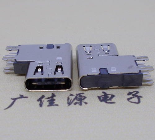 遂宁type-c6p母座侧插加高连接器